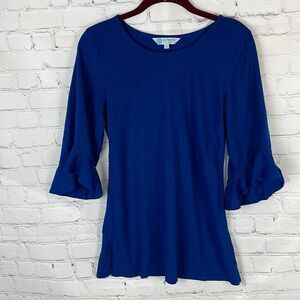 Escapada Blouse with Ruffle Sleeves Size XS